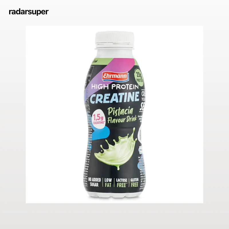 Batido alto en proteínas con creatina sabor pistacho Ehrmann 330 ml
