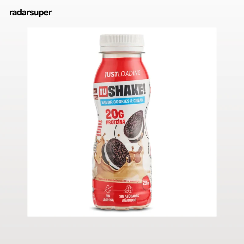Batido alto en proteínas sabor cookie cream Just loading 225 ml