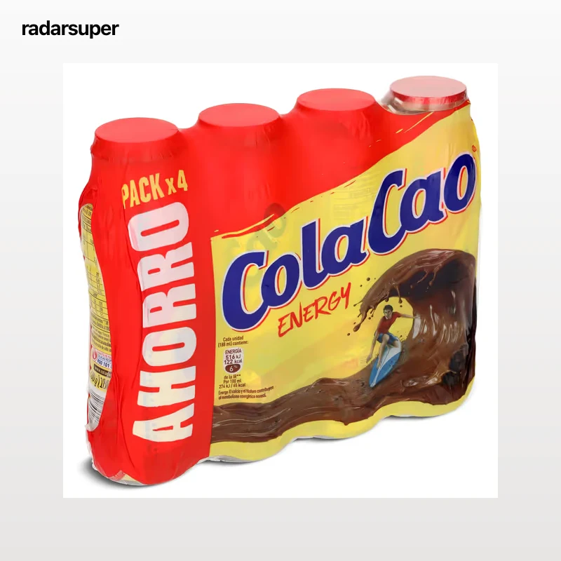 Batido de cacao energy Colacao 4 x 188 ml