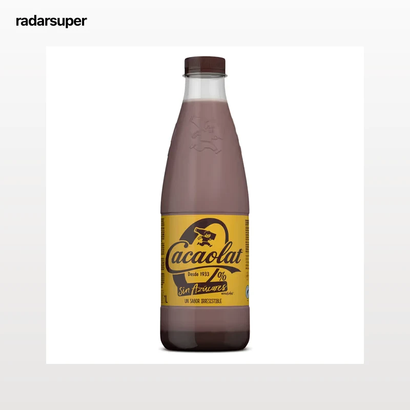 Batido de chocolate 0% sin azúcar añadido Cacaolat botella 1 L