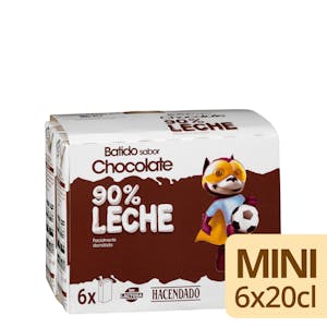 Batido de chocolate 90% leche