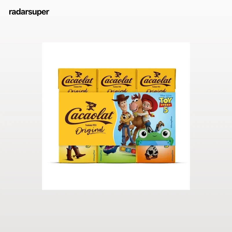 Batido de cacao Cacaolat sin gluten pack de 6 briks de 200 ml.