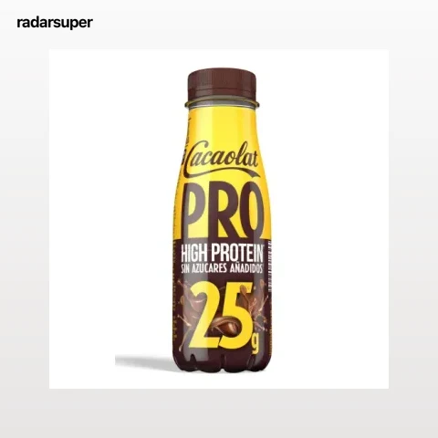Batido de cacao proteínas Cacaolat sin gluten y sin lactosa botella 275 ml.