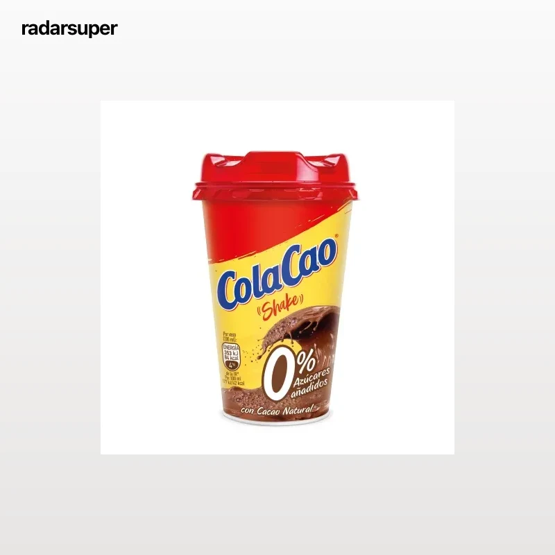 Batido de cacao Shake Cola Cao sin azúcar añadido 200 ml.