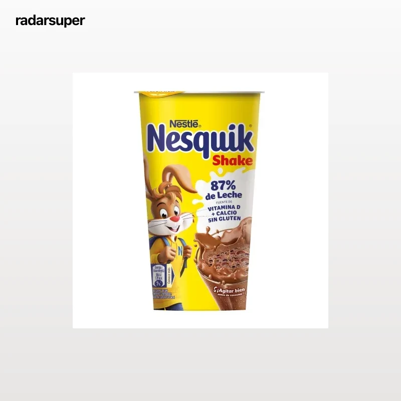 Batido de cacao shake Nestlé Nesquik sin gluten 180 ml.