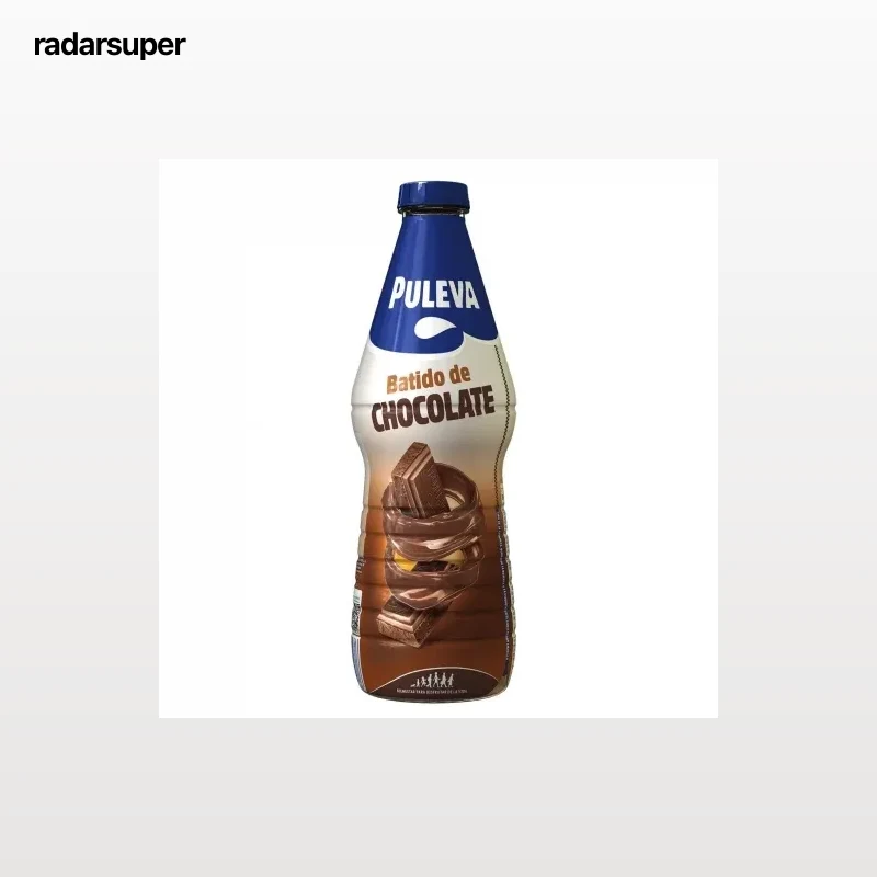 Batido de chocolate 40% menos azúcar Puleva sin gluten botella 1 l.