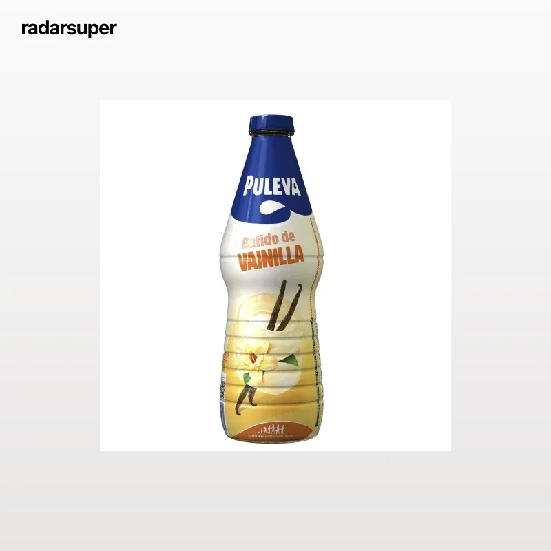 Batido de vainilla 40% menos azúcar Puleva sin gluten botella 1 l.