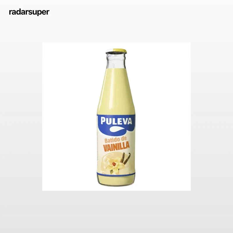 Batido de vainilla Puleva sin gluten botella 200 ml.