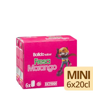 Batido sabor fresa