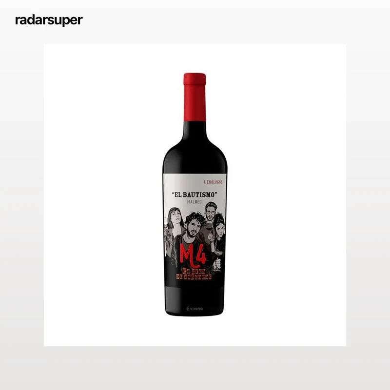 EL BAUTISMO M 4 Vino tinto elaborado en Argentina EL BAUTISMO botella de 75 cl.