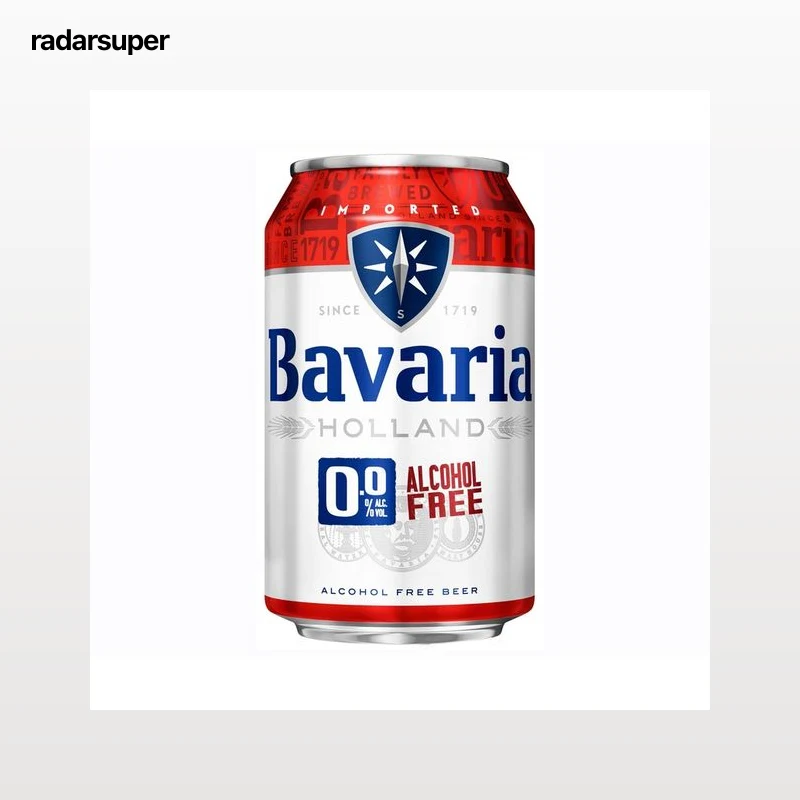 BAVARIA Cerveza sin alcohol 0.0 lata 33 cl.