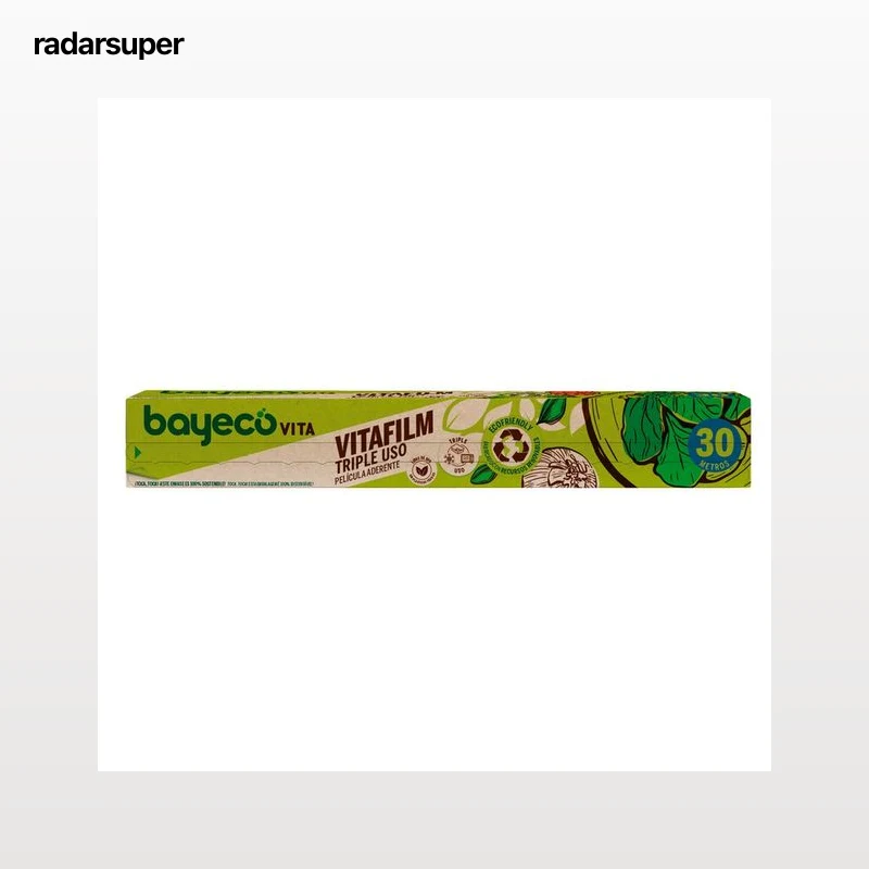 BAYECO Film transparente sostenible vitafilm triple uso 30 mts