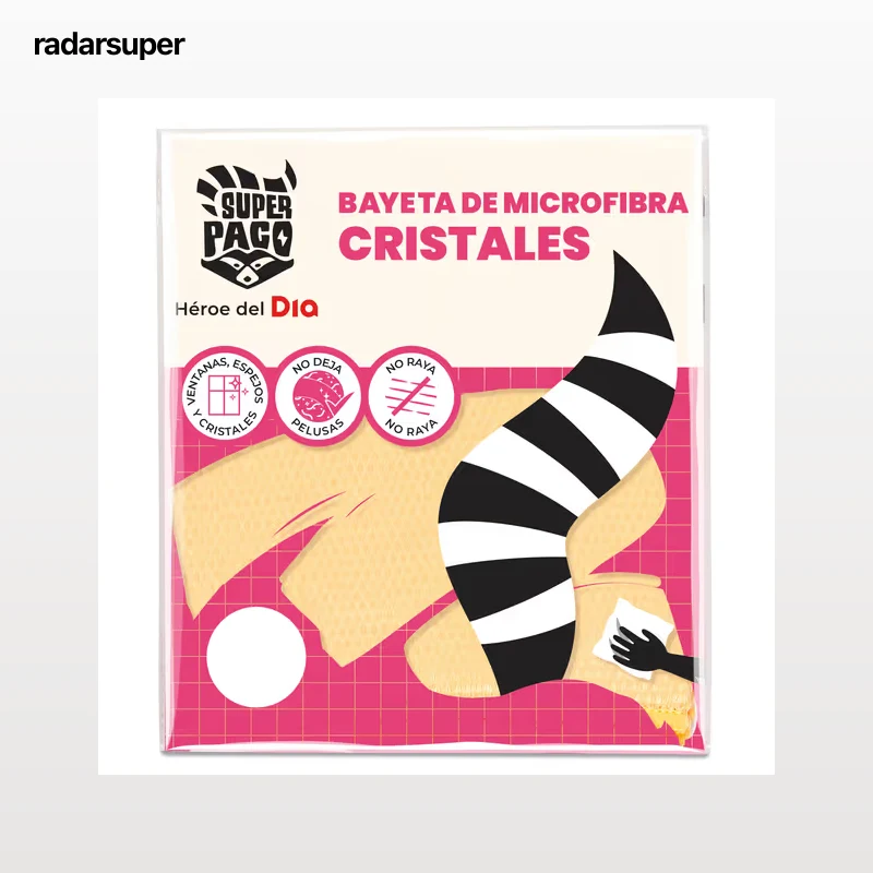 Bayeta limpiacristales Dia Super Paco 1 unidad