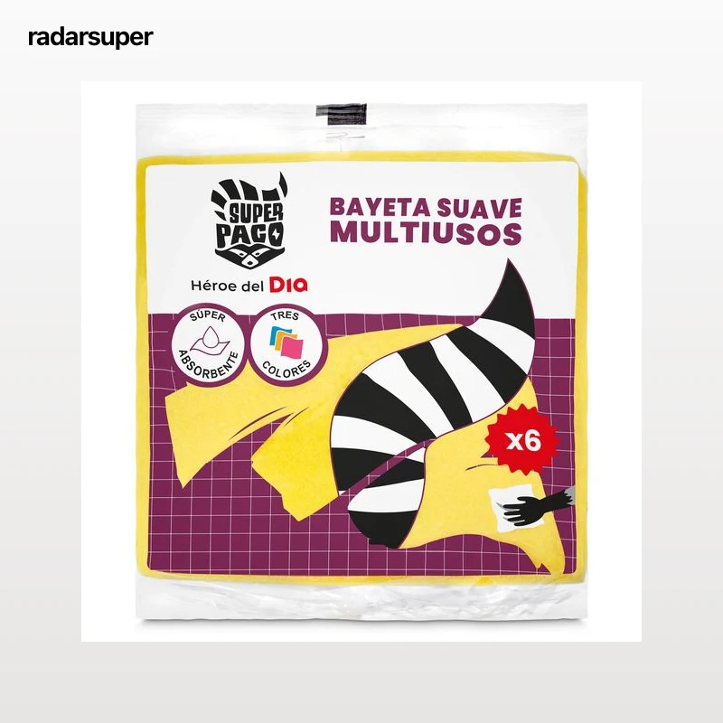 Bayetas suaves Dia Super Paco 6 unidades