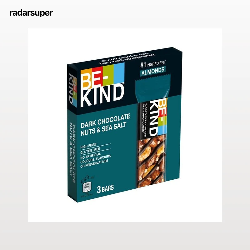 BE-KIND Barritas de nueces con chocolate negro y sal marina BE-KIND 3 uds. x 30 g.