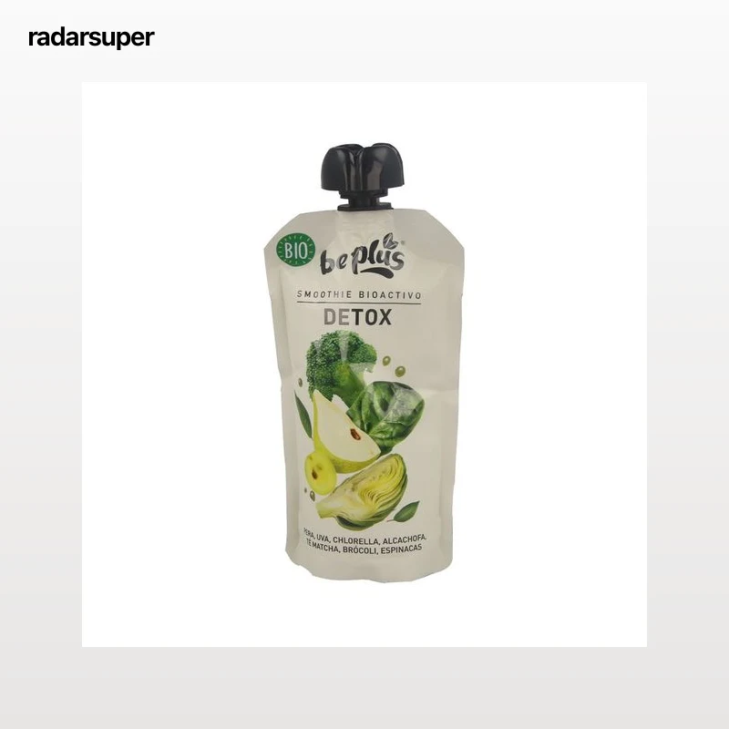BE PLUS Preparada de frutas y verduras ecológico , Detox, BEPLUS 150 g.
