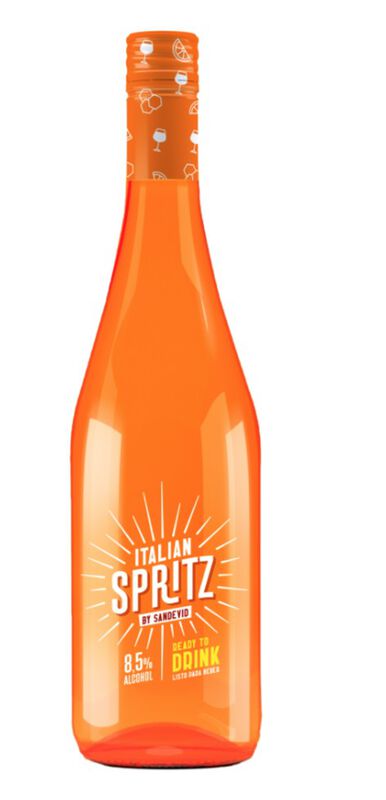 Bebida alcohólica spritz con sabor refrescante Sandevid 75cl