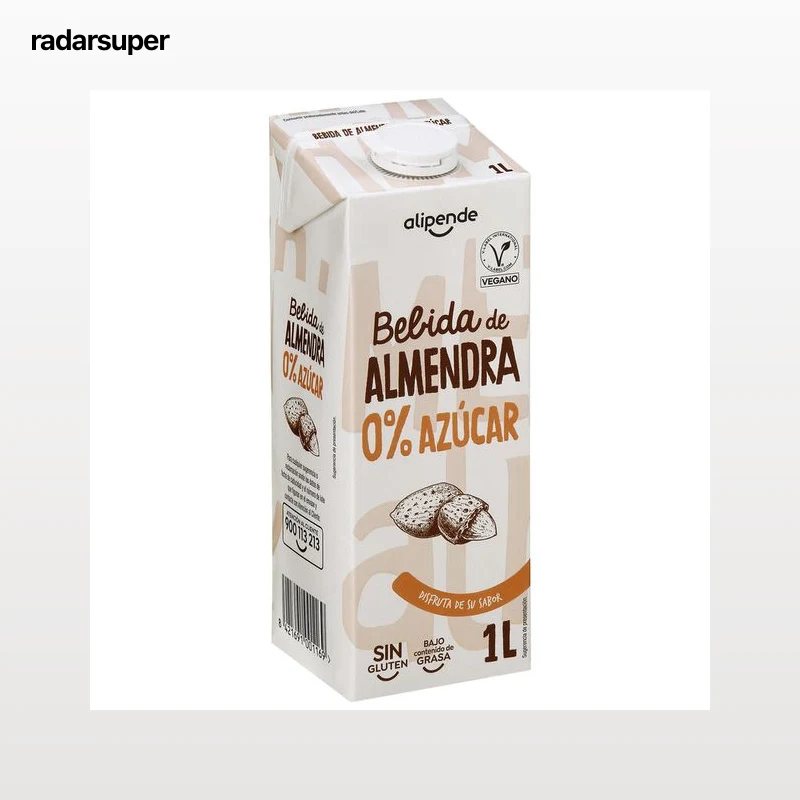 Bebida de almendra 0% azúcar Alipende 1l