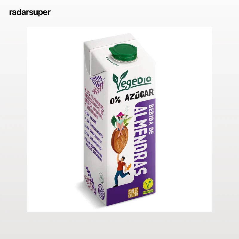 Bebida de almendras 0% azúcares Dia Vegedia 1 L
