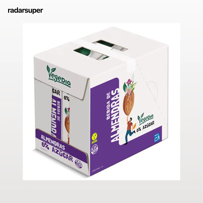 Bebida de almendras 0% azúcares Dia Vegedia pack 6 x 1 L