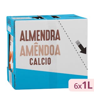Bebida de almendras con calcio