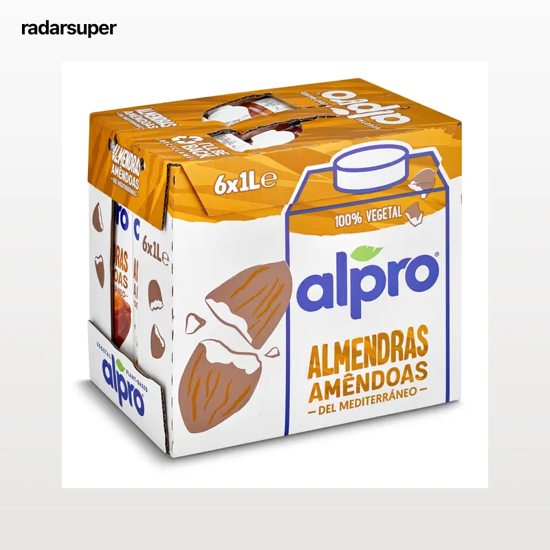 Bebida de almendras Alpro pack 6 x 1 L