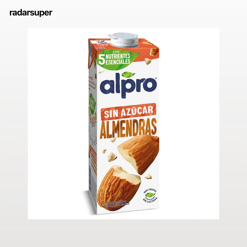 Bebida de almendras sin azúcar Alpro 1 L
