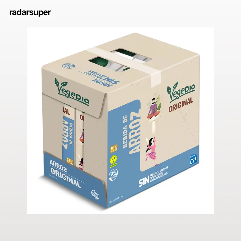 Bebida de arroz Dia Vegedia pack 6 x 1 L