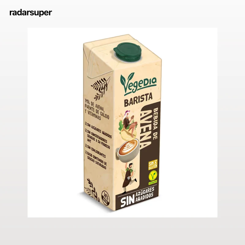 Bebida de avena barista Dia Vegedia 1 L