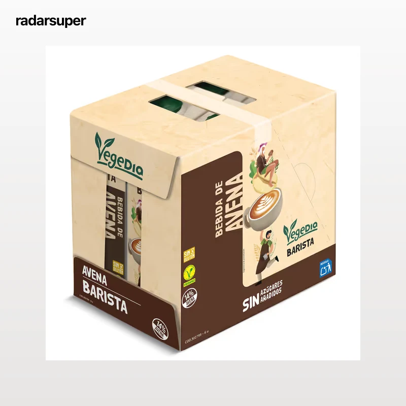 Bebida de avena barista Dia Vegedia pack 6 x 1 L