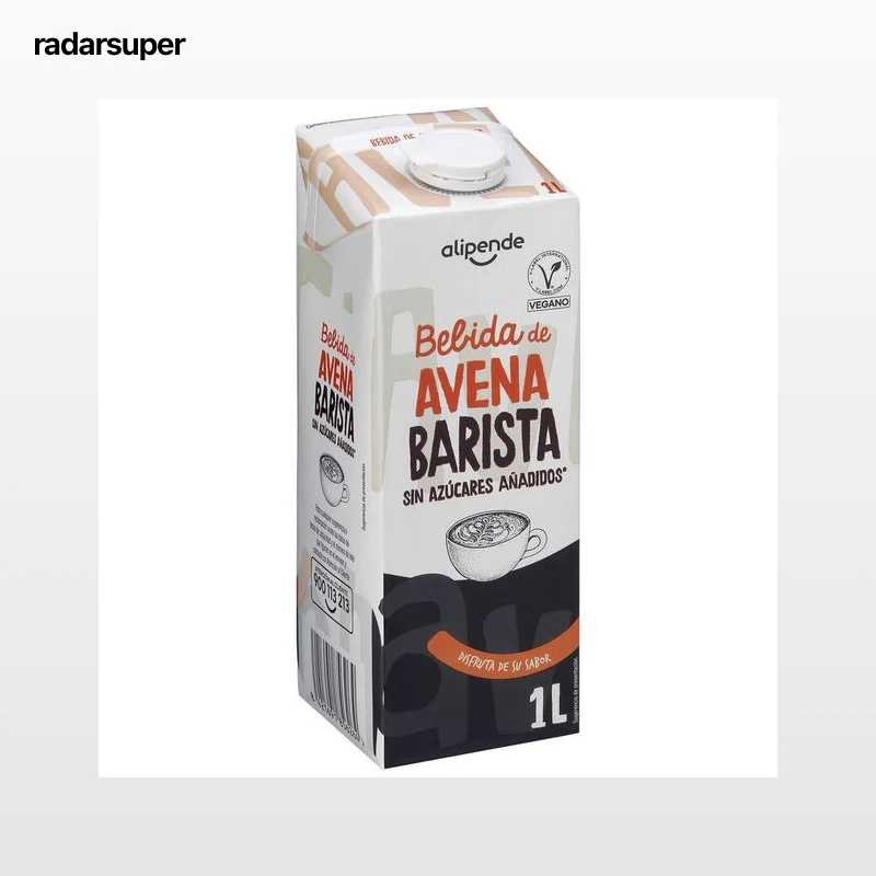 Bebida de avena barista sin azúcares añadidos Alipende 1l