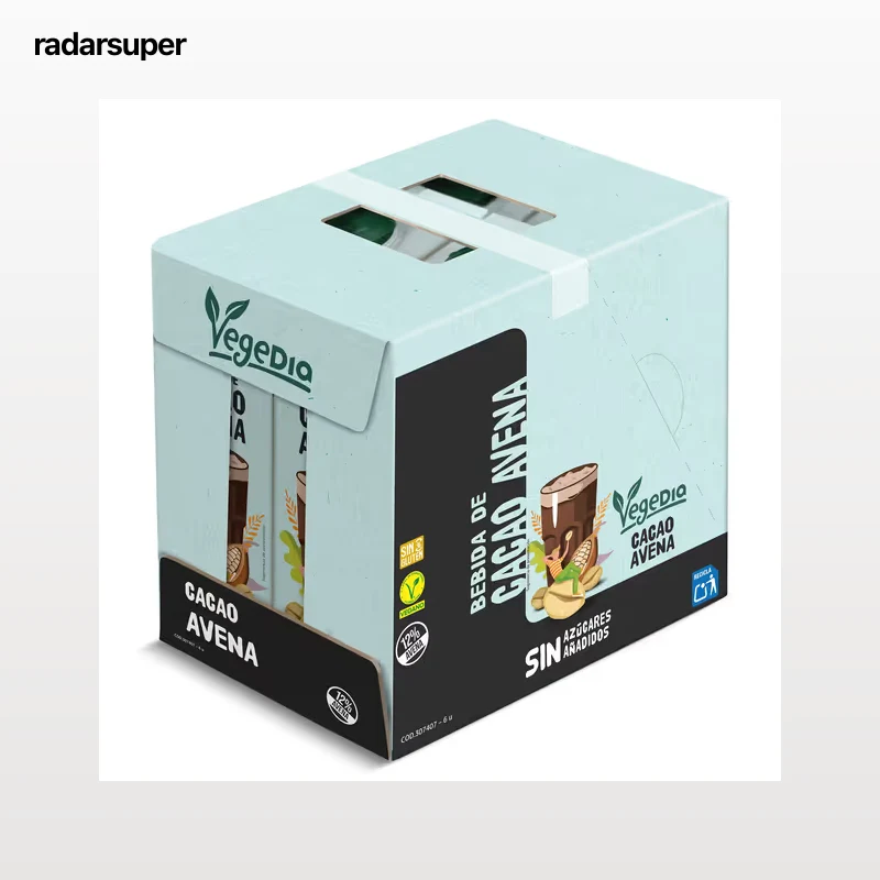 Bebida de avena con cacao Dia Vegedia pack 6 x 1 L