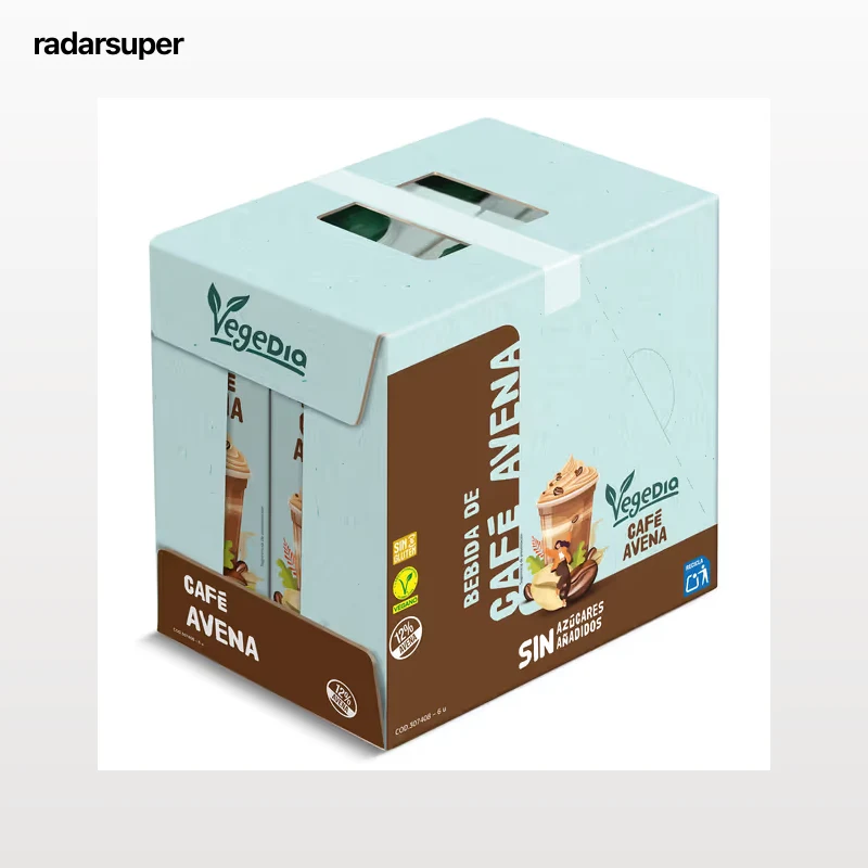 Bebida de avena con café Dia Vegedia pack 6 x 1 L