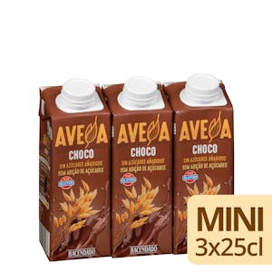 Bebida de avena con chocolate sin azúcares añadidos