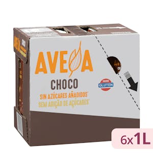 Bebida de avena con chocolate sin azucares añadidos
