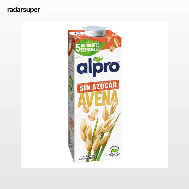 Bebida de avena sin azúcar Alpro 1 L