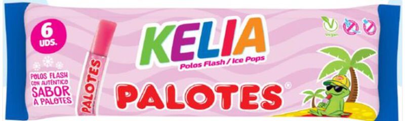 Bebida para congelar sabor palotes kelia 6 unidades