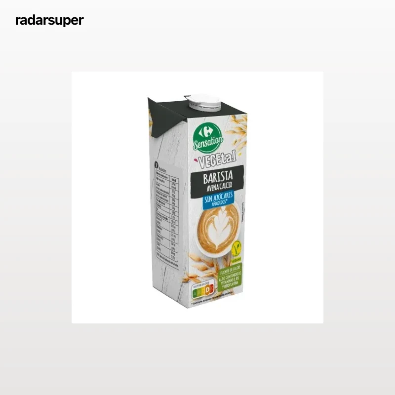 Bebida de avena barista Carrefour Sensation 1 l.