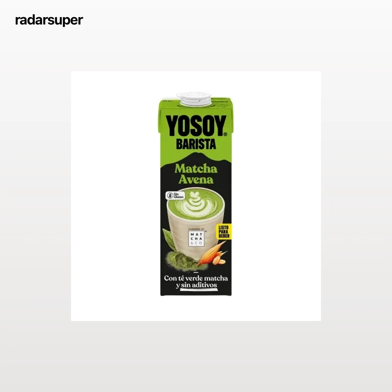Bebida de avena con té matcha Yosoy sin gluten 1 l.