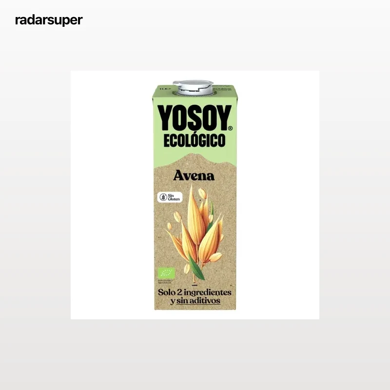 Bebida de avena ecológica YoSoy sin gluten brik 1 l.