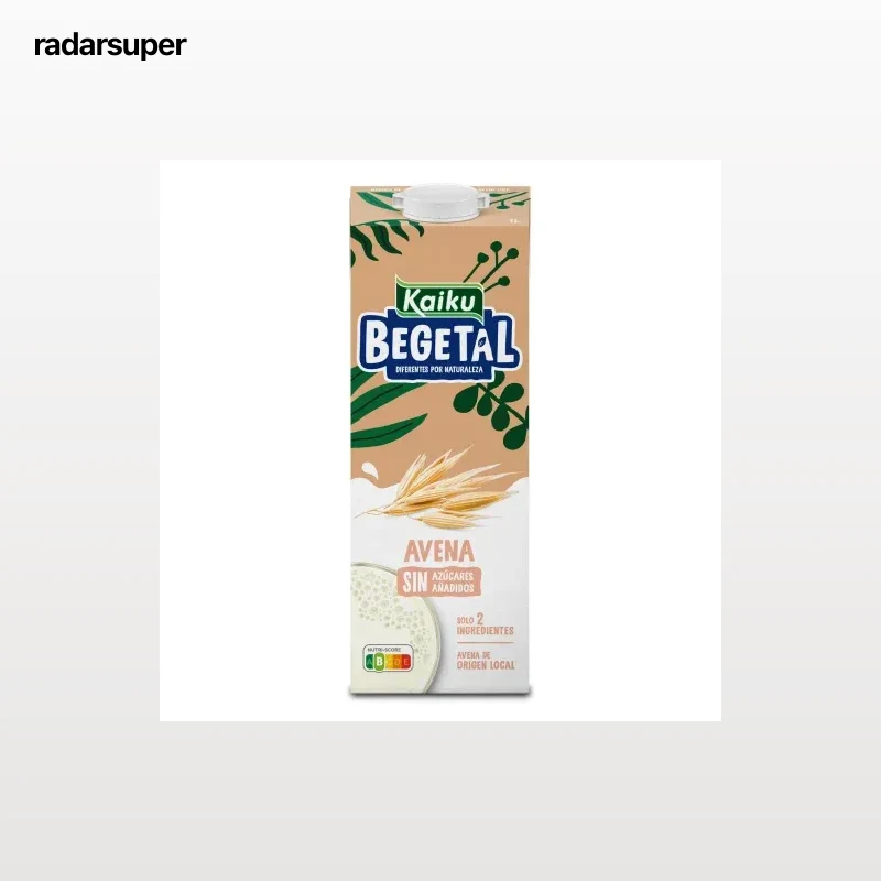 Bebida de avena Kaiku BeGetal sin azúcar añadido brik 1 l.
