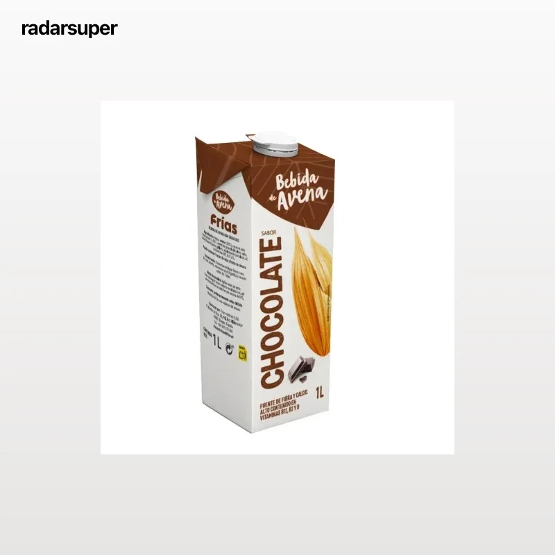 Bebida de avena sabor chocolate 1 l.