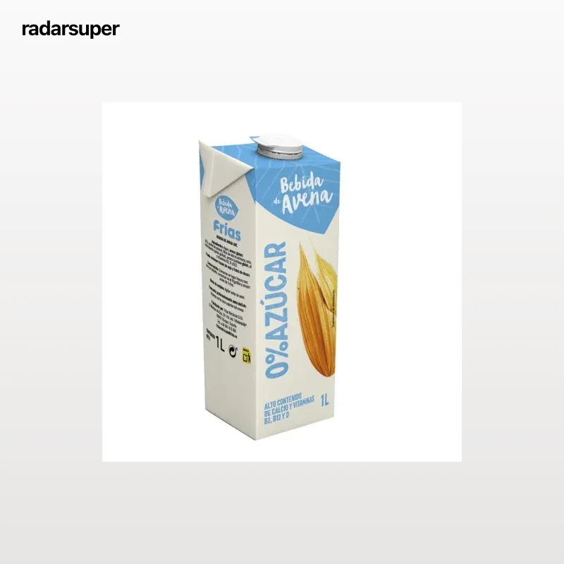 Bebida de avena sin azúcar 1 l.