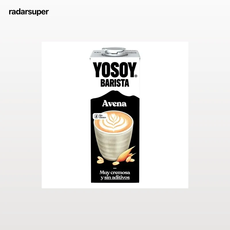 Bebida de avena sin azúcar añadido YoSoy Barista brik 1 l.