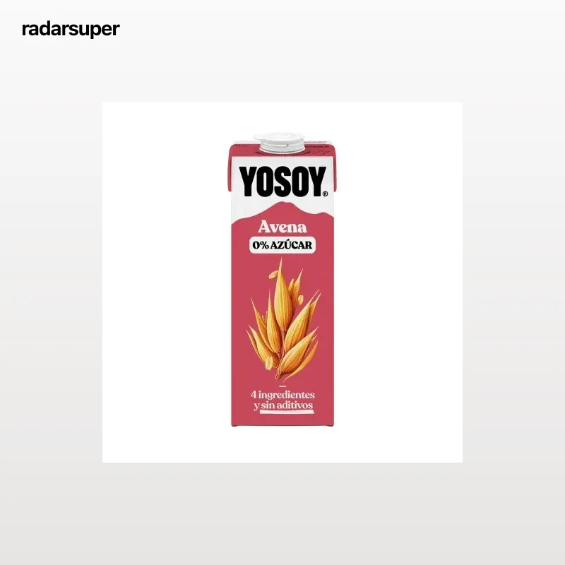 Bebida de avena YoSoy sin azúcar brik 1 l.