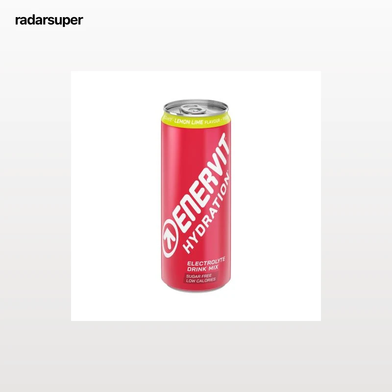 Bebida de electrolitos sabor lima limón Hidration Enervit sin azúcar lata 25 cl.