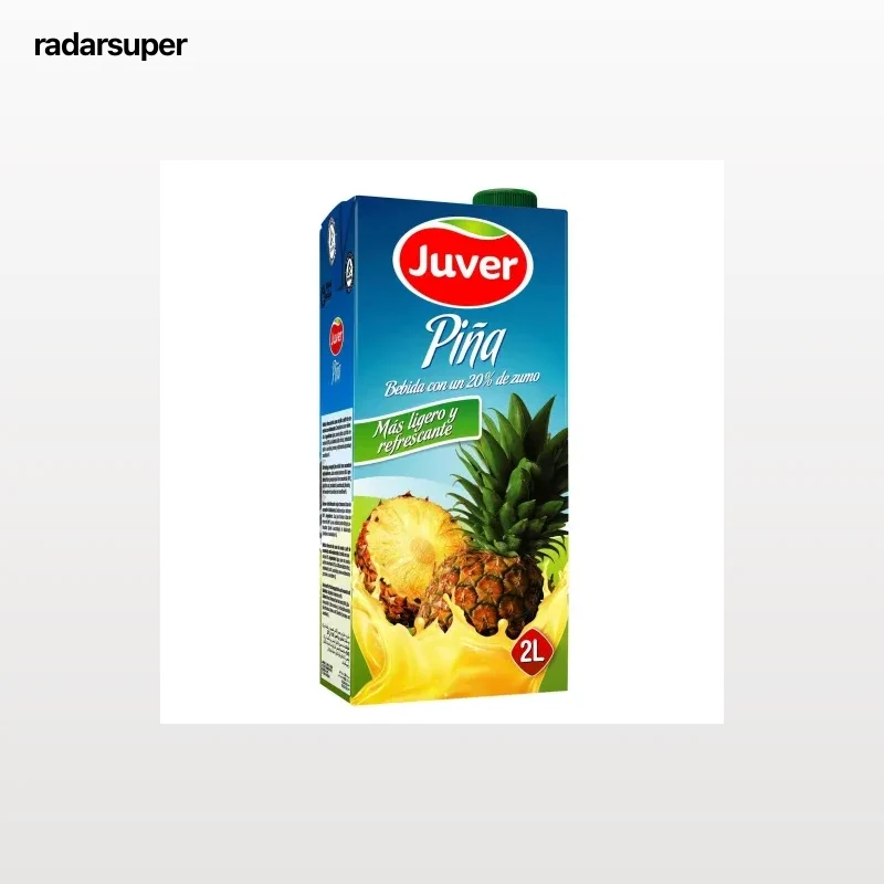 Bebida de fruta de piña Juver brik 2 l.