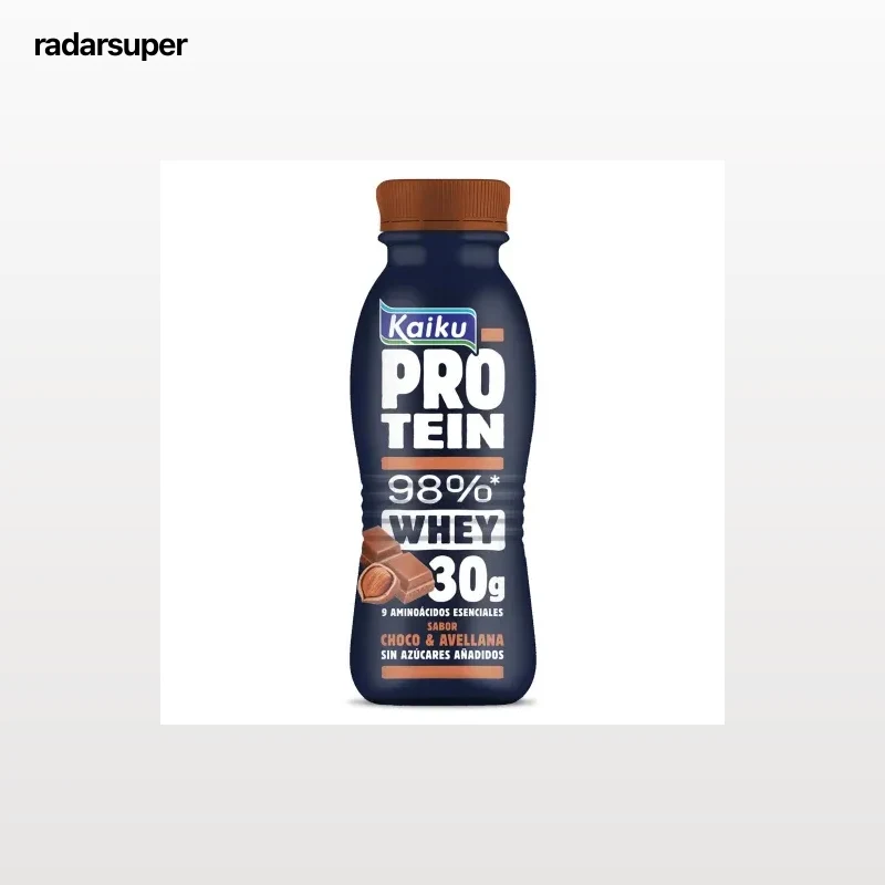 Bebida de proteína sabor choco y avena sin azúcar añadido Kaiku sin gluten sin lactosa 330 ml.