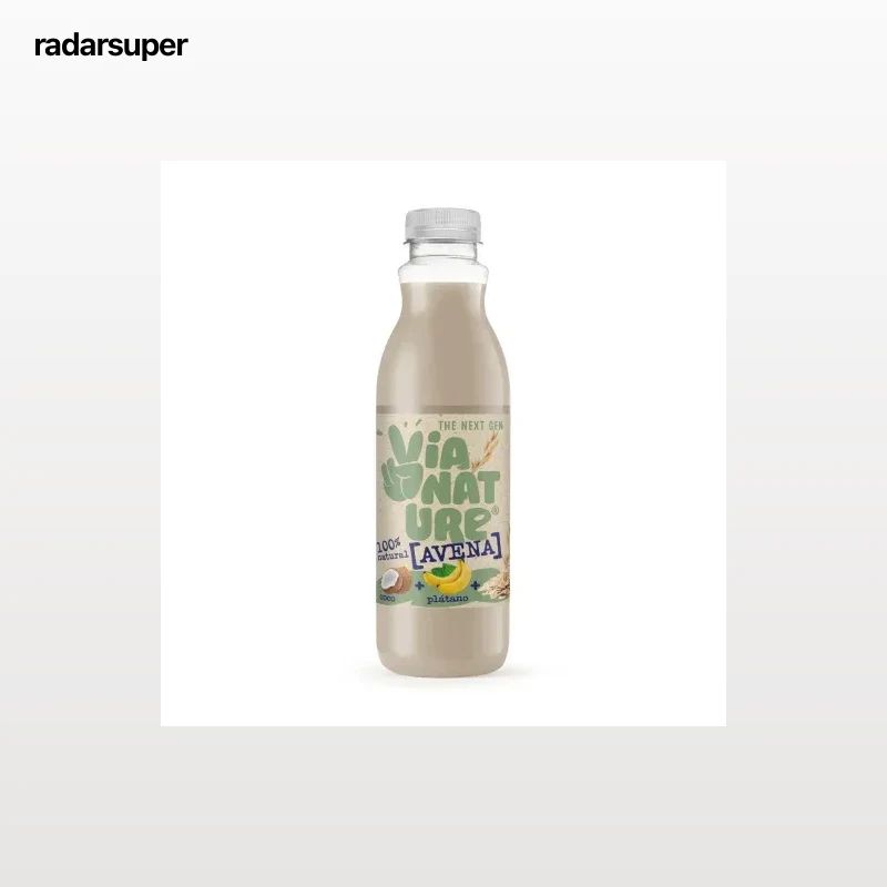 Bebida de zumo de frutas y avena Via Nature botella 75 cl.