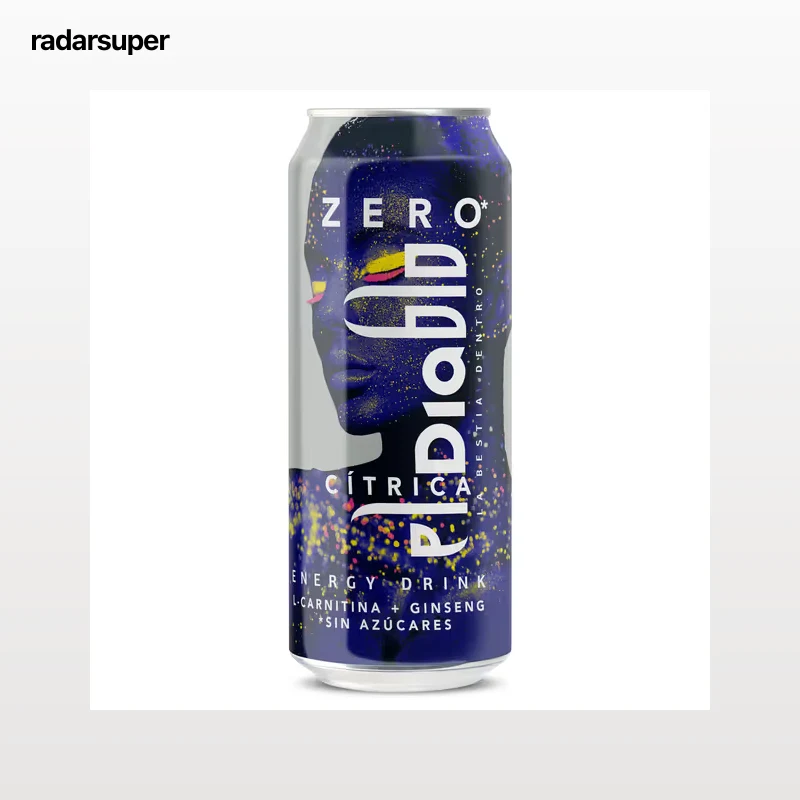 Bebida energética cítrica zero Dia El diablo 500 ml